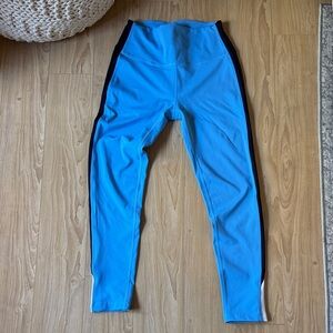 Splits59 Women's Blue and Black Leggings